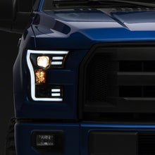 Raxiom G3 Projector Headlights With Led Accent; Black Housing; Clear Lens (2015-2017 F-150 XL, F-150 Lariat, F-150 XLT) - T542837