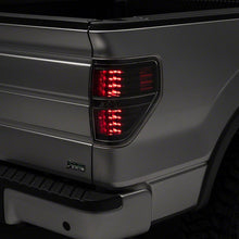 Raxiom Led Tail Lights; Black Housing; Clear Lens (2009-2014 F-150) - T542842