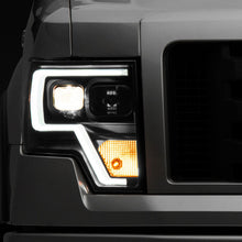 Raxiom 09-14 F-150 Projector Headlights w/ LED Accent- Black Housing (Clear Lens) - T542845