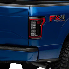 Raxiom Led Tail Lights; Black Housing; Smoked Lens (2015-2017 F-150 XL, F-150 Lariat, F-150 XLT) - T542881