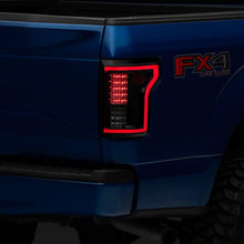 Raxiom Led Tail Lights; Black Housing; Smoked Lens (2015-2017 F-150 XL, F-150 Lariat, F-150 XLT) - T542881