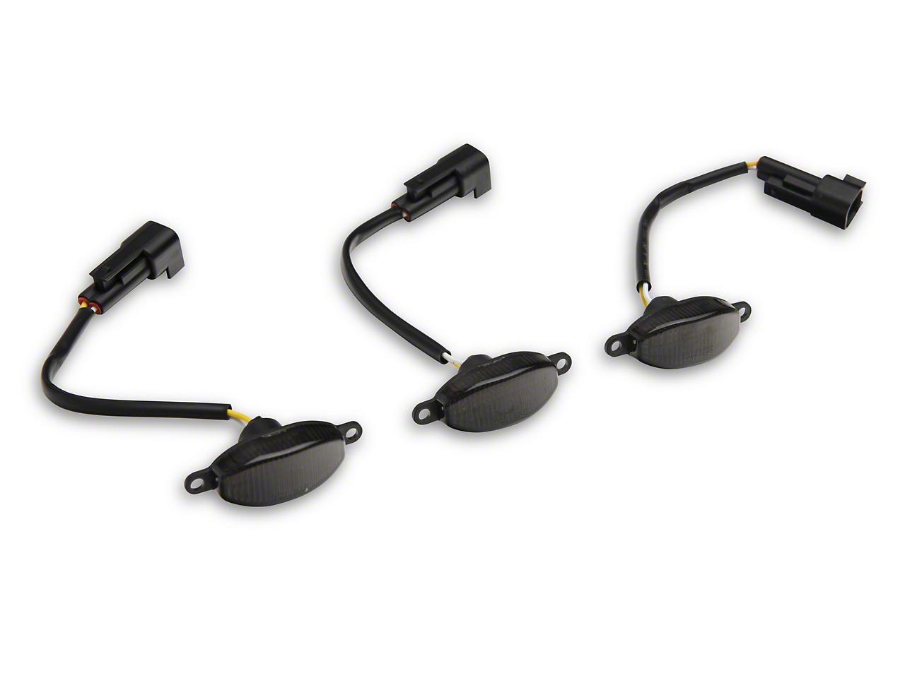 Raxiom Axial Series Led Grille Lights; Smoked (2010-2020 F-150 SVT Raptor, F-150 Raptor) - T543142