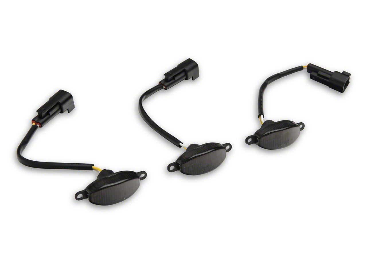Raxiom Axial Series Led Grille Lights; Smoked (2010-2020 F-150 SVT Raptor, F-150 Raptor) - T543142