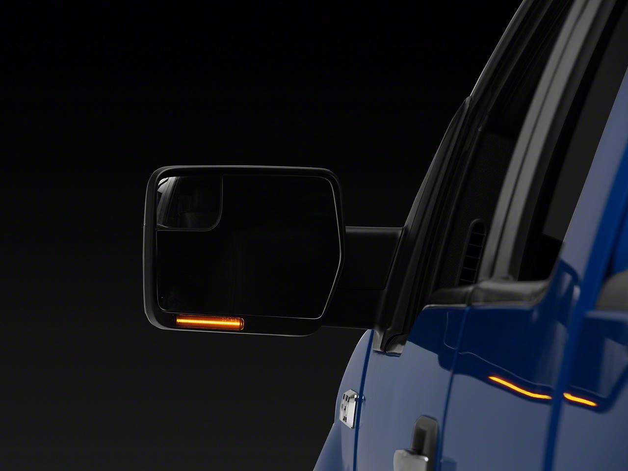 Raxiom Axial Series Sequential Side Mirror Led Turn Signals; Smoked (2004-2014 F-150) - T545498