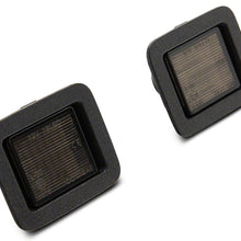 Raxiom Axial Series Led License Plate Lamps; Smoked (2015-2024 F-150) - T549999