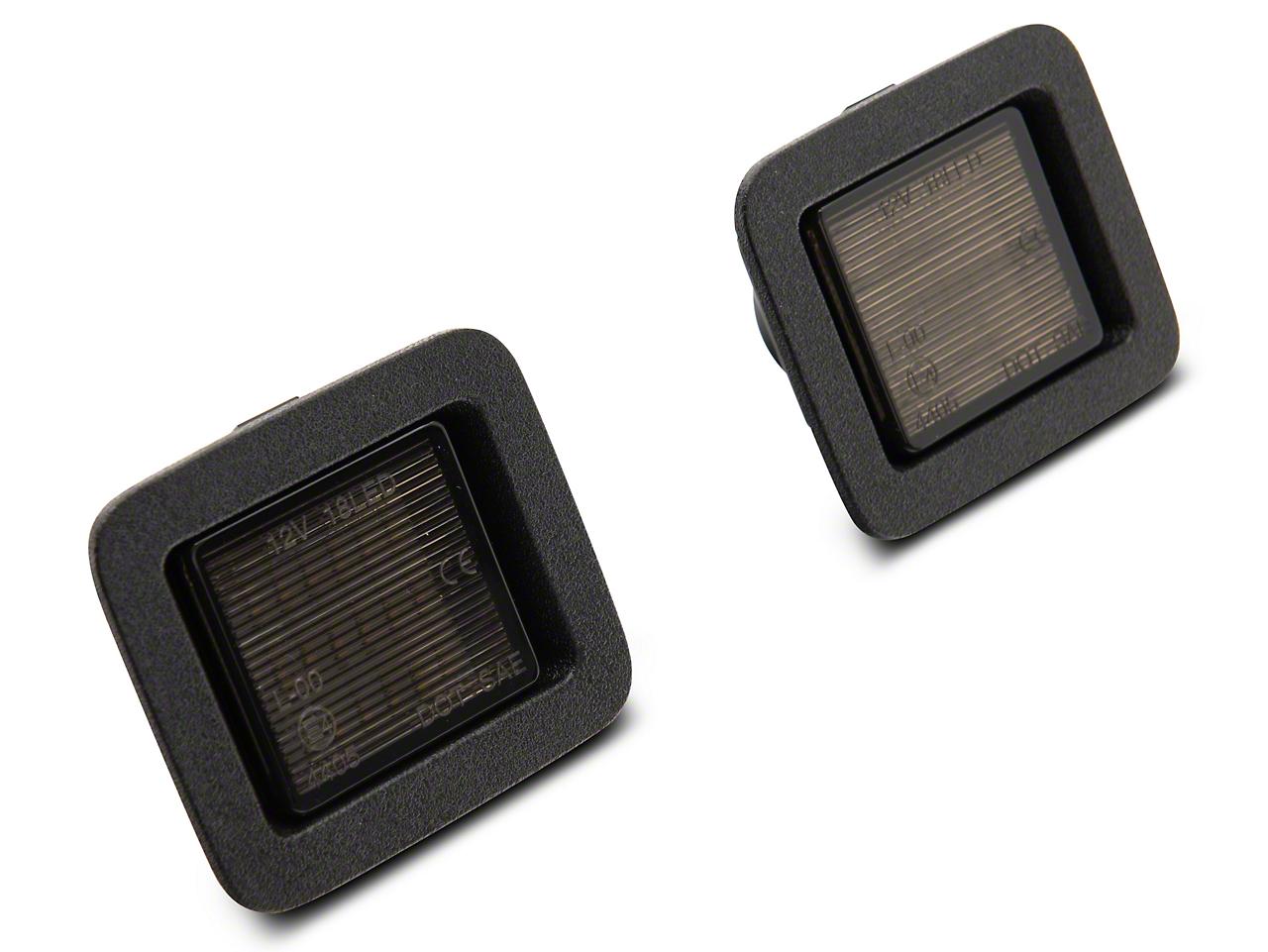 Raxiom Axial Series Led License Plate Lamps; Smoked (2015-2024 F-150) - T549999
