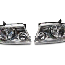 Raxiom Axial Series Oem Style Replacement Headlights; Chrome Housing; Clear Lens (2004-2008 F-150) - T551341
