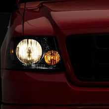 Raxiom Axial Series Oem Style Replacement Headlights; Chrome Housing; Smoked Lens (2004-2008 F-150) - T551342