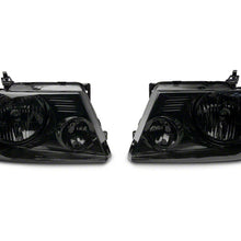 Raxiom Axial Series Oem Style Replacement Headlights; Chrome Housing; Smoked Lens (2004-2008 F-150) - T551342