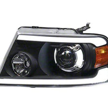 Raxiom Axial Series Led Projector Headlights; Black Housing; Clear Lens (2004-2008 F-150) - T566365