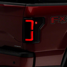 Raxiom Axial Series Led Tail Lights; Black Housing; Smoked Lens (2015-2017 F-150 XL, F-150 Lariat, F-150 XLT) - T569481