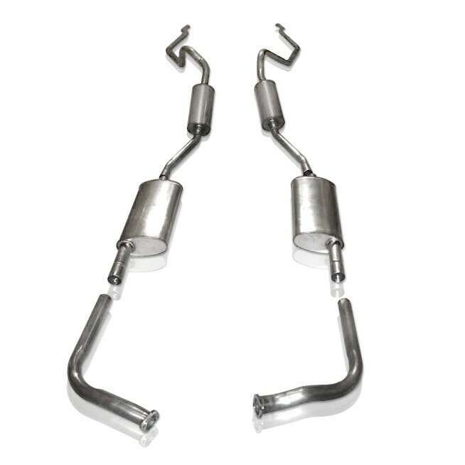 Stainless Works 4 Piece Exhaust System With Resonators (1957-1957 Thunderbird) - T5710400S