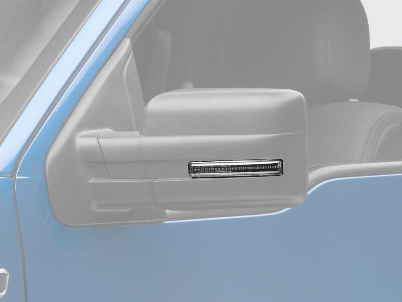Raxiom Axial Series Led Mirror Mounted Turn Signals; Clear (2009-2014 F-150) - T578174