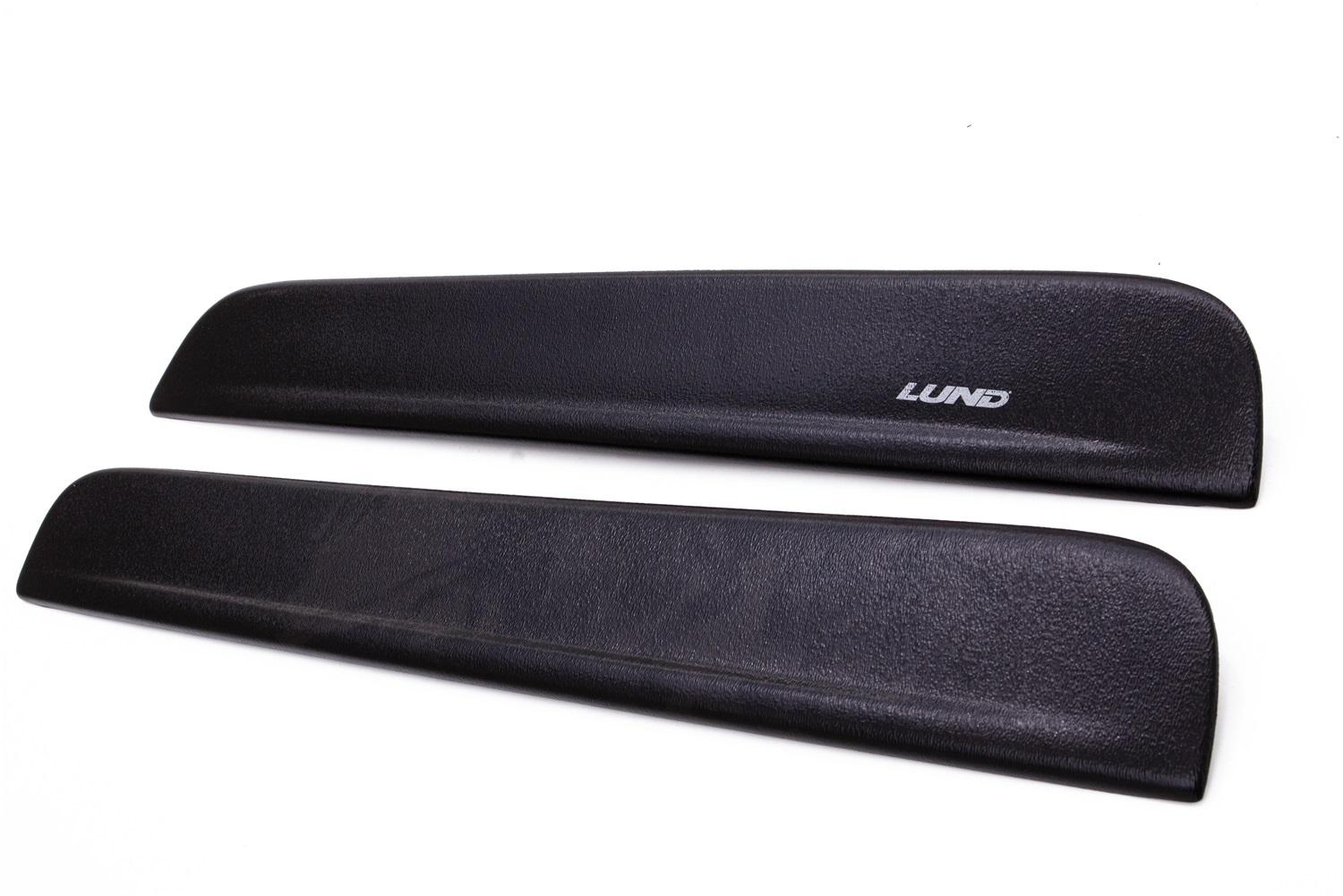 Lund Low Profile Textured Black Vent Visors - 554048