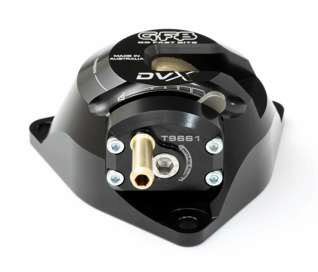 Go Fast Bits Dvx Bov/Diverter Dual Outlet Valve; Patented Venting Bias Adjustment System (2013-2017 Genesis Coupe 2.0T, Veloster Turbo) - T9661