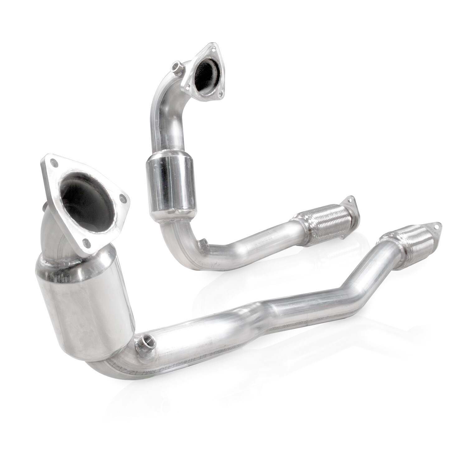 Stainless Works Catted Downpipe Factory Connect (2010-2018 Taurus) - TA10ECODPCAT