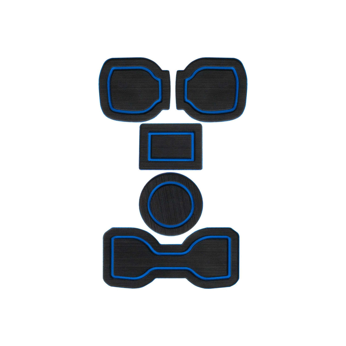 TUFSKINZ FOAM Cup holder inserts with QI Charger(Automatic) Inserts (2016-2023 Tacoma) - TAC004-FBL-X