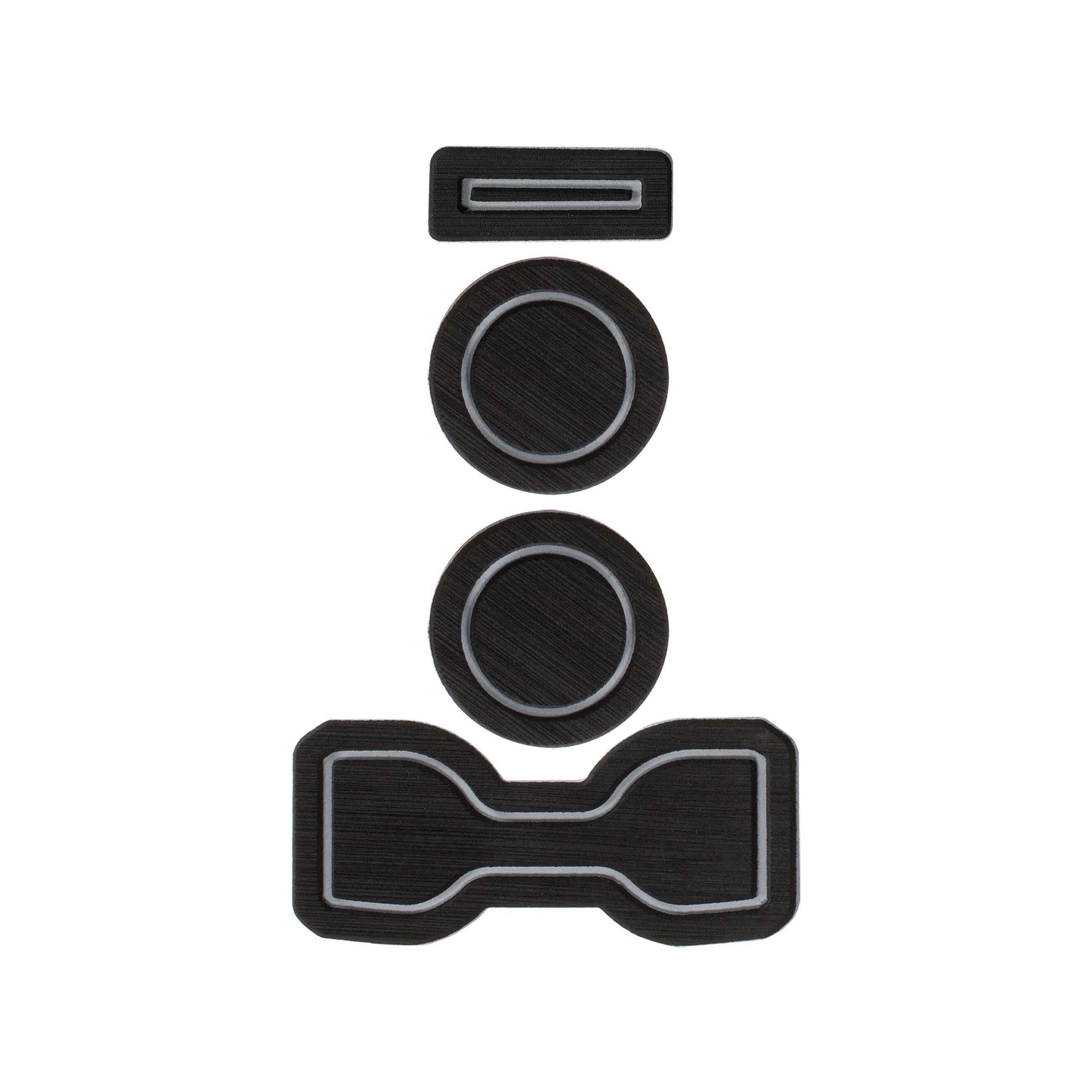 TUFSKINZ FOAM Cup Holder Inserts(Manual/QI Charger) Inserts (2016-2023 Tacoma) - TAC007-FGY-X