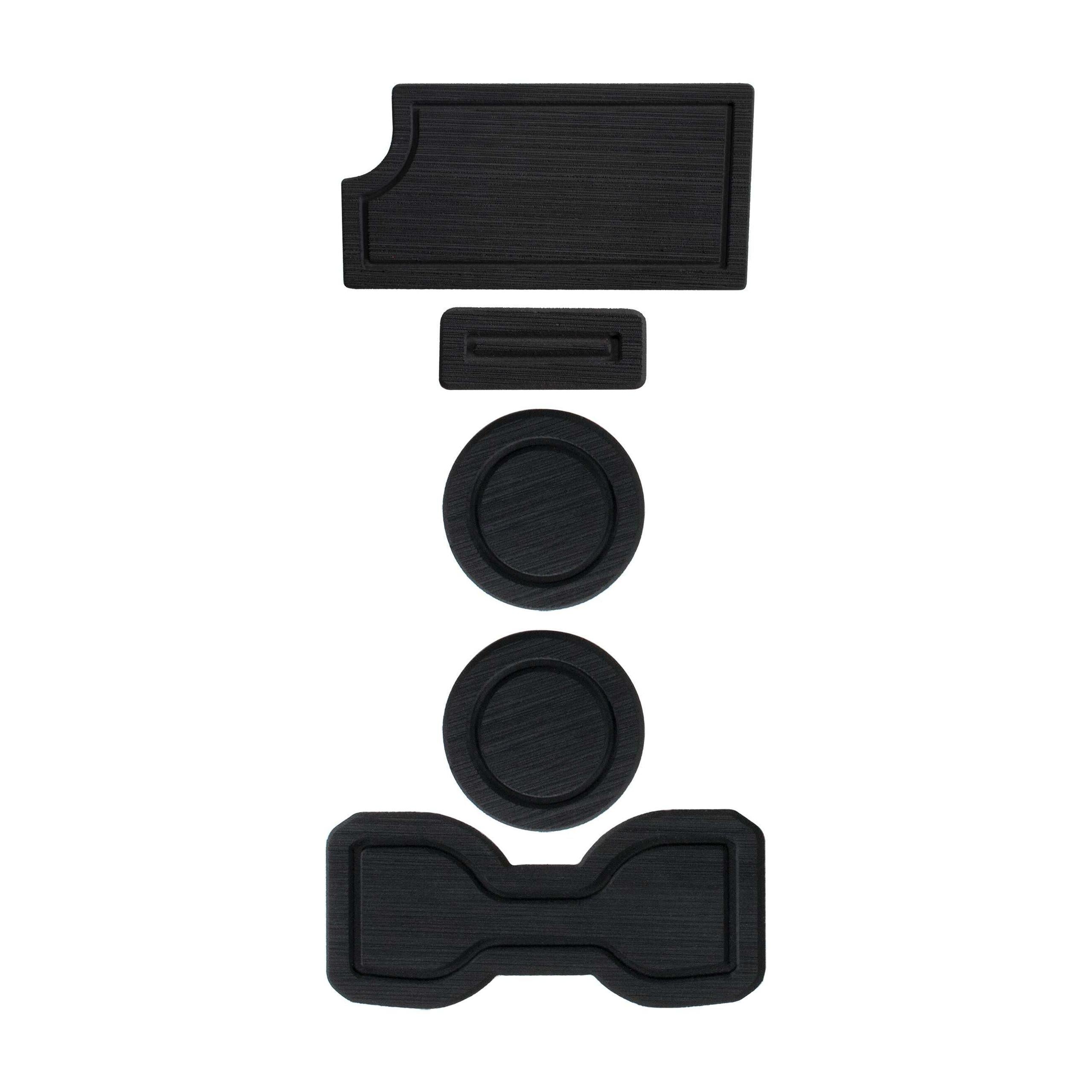 TUFSKINZ FOAM Cup Holder Inserts(Include QI Insert/Manual) Inserts (2016-2023 Tacoma) - TAC010-FBK-X