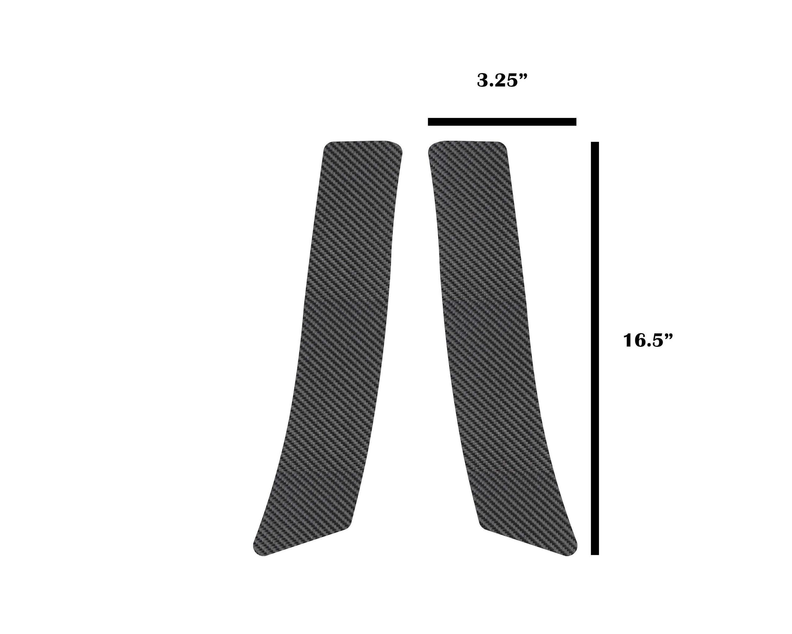 TUFSKINZ 16.5"x3.25" Rear Fender Protector Overlays (2005-2015 Tacoma) - TAC115-RCF-X