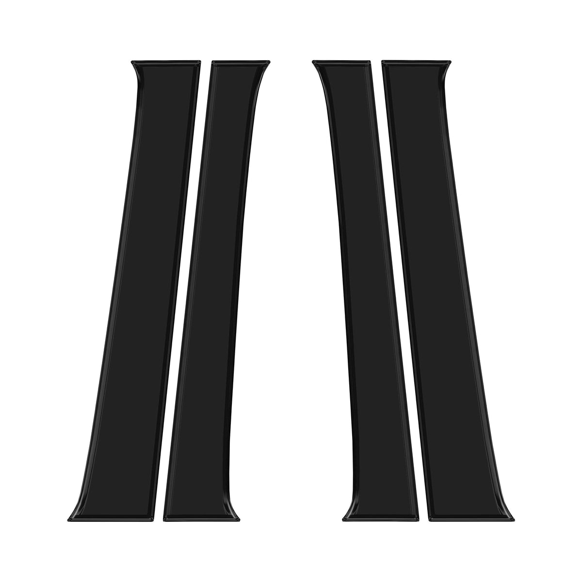 TUFSKINZ Door Pillars Accent Trim (2016-2023 Tacoma) - TAC013-BLK-G