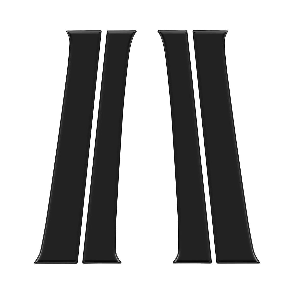 TUFSKINZ Door Pillars Accent Trim (2016-2023 Tacoma) - TAC013-BLK-M
