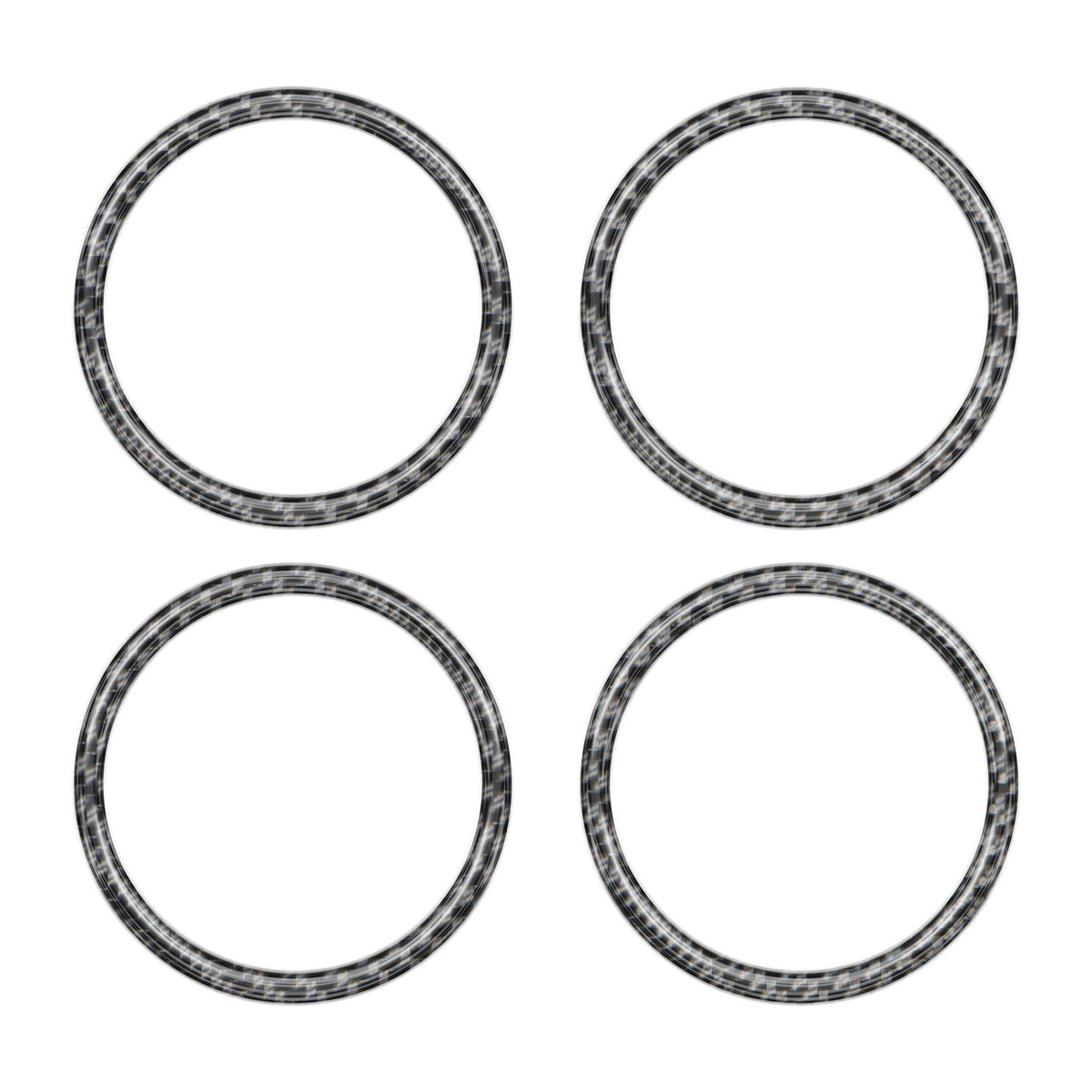 TUFSKINZ AC Vent Rings Accent Trim (2016-2023 Tacoma) - TAC014-DCF-G