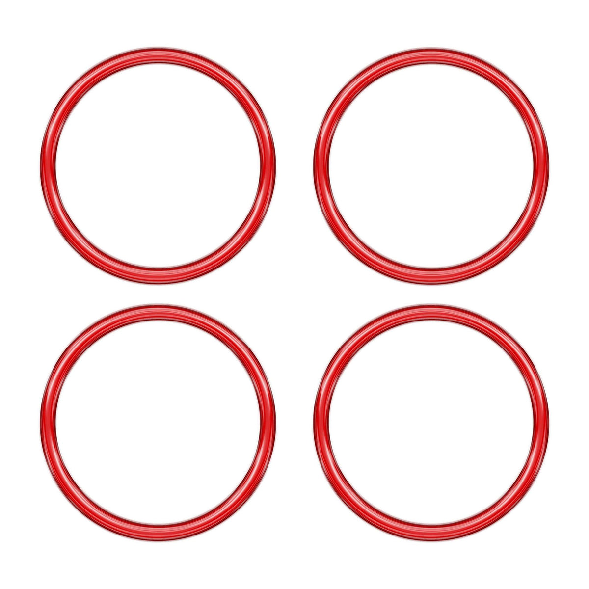 TUFSKINZ AC Vent Rings Accent Trim (2016-2023 Tacoma) - TAC014-RED-G
