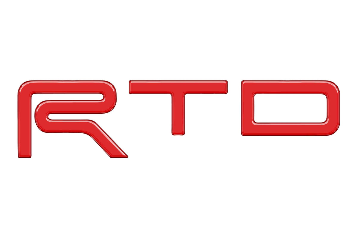 TUFSKINZ TRD Skid Plate Letter Inserts (2016-2024 Tacoma) - TAC016-RED-G