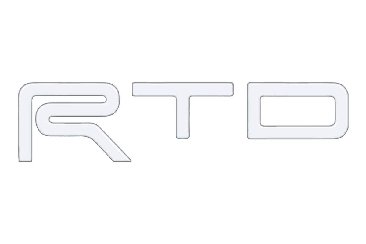 TUFSKINZ TRD Skid Plate Letter Inserts (2016-2024 Tacoma) - TAC016-WHT-G