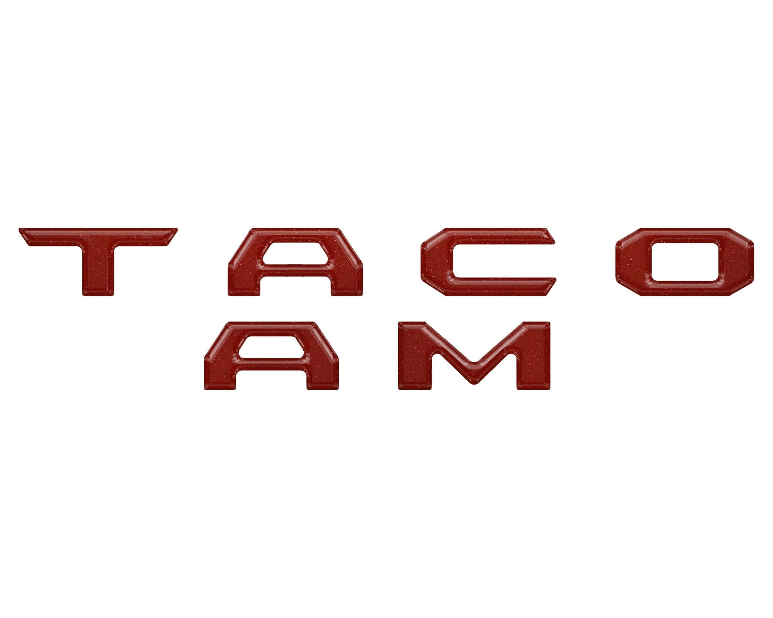 TUFSKINZ TACOMA Glove Box Letter Inserts (2016-2023 Tacoma) - TAC017-SNR-G