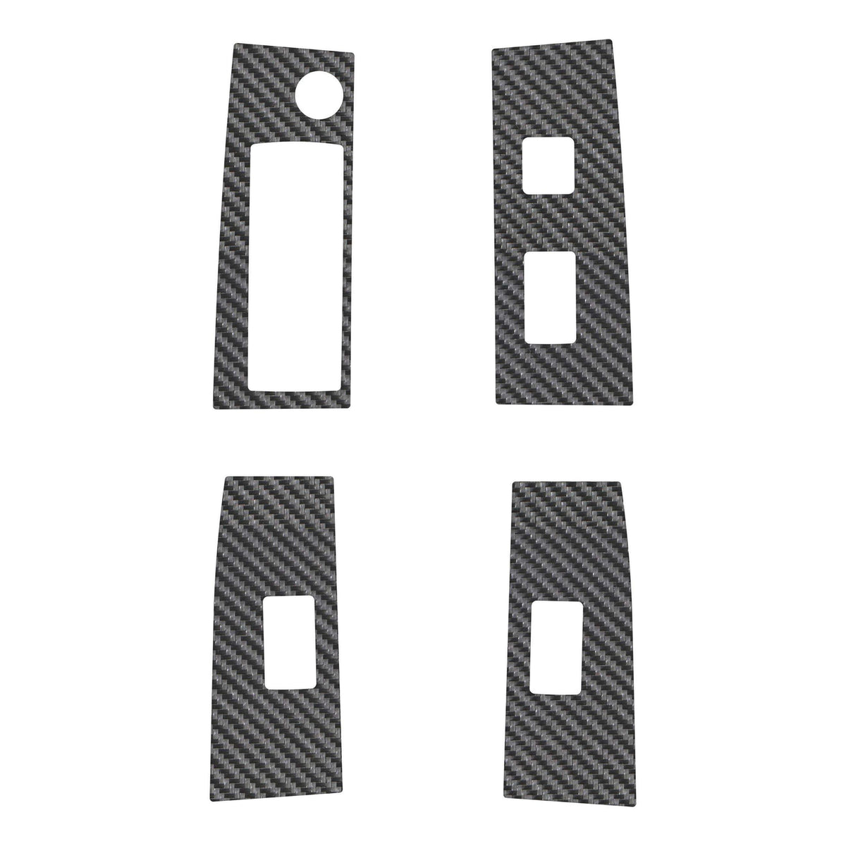 TUFSKINZ Double Cab Door Switch Panel Accent Trim (2016-2023 Tacoma) - TAC028-RCF-X