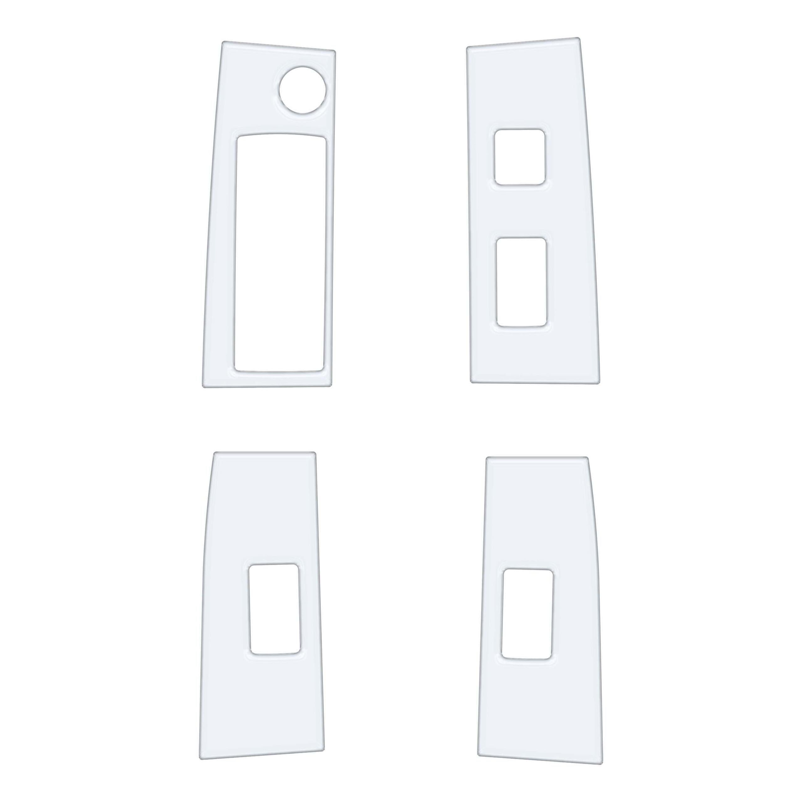 TUFSKINZ Double Cab Door Switch Panel Accent Trim (2016-2023 Tacoma) - TAC028-WHT-G