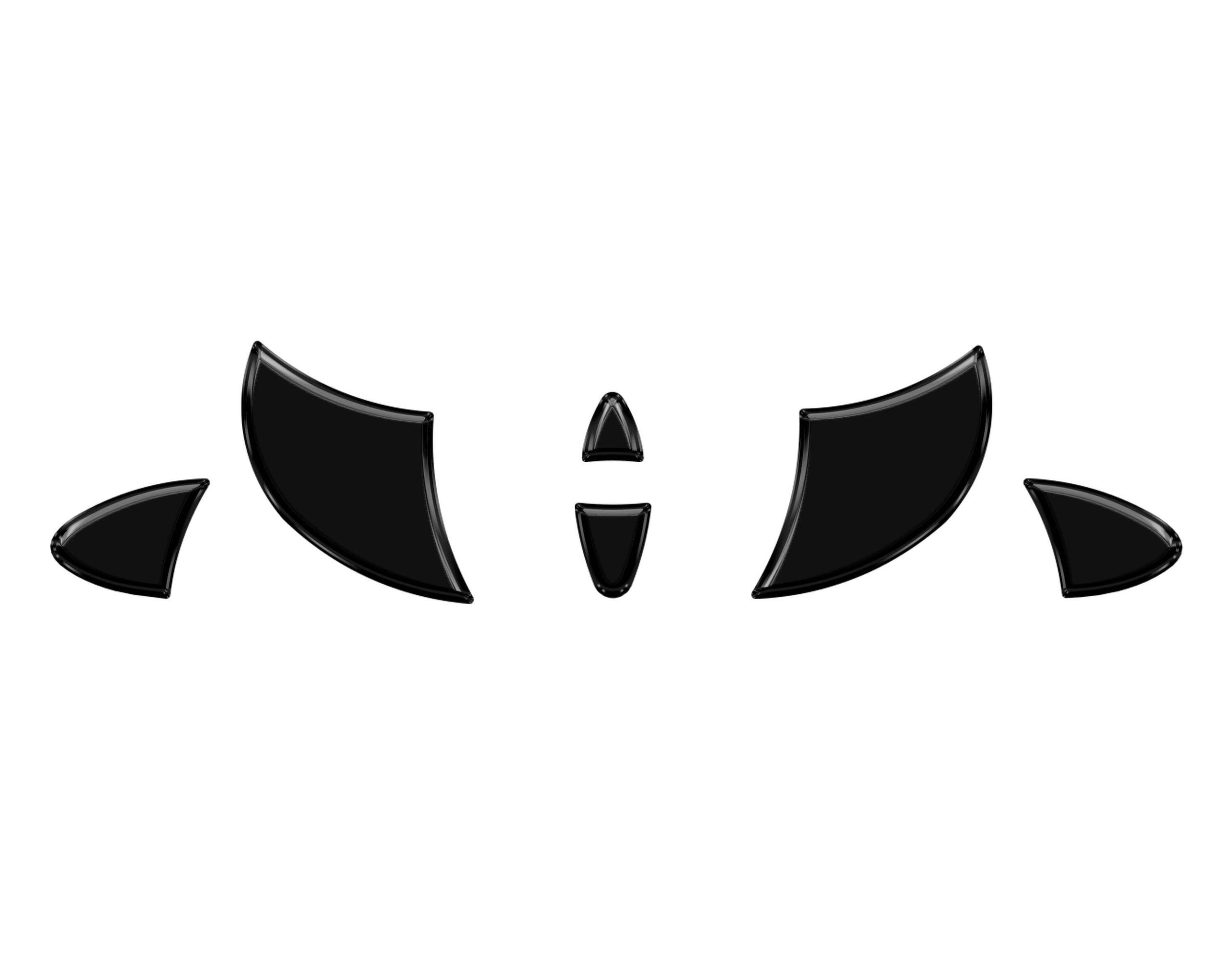 TUFSKINZ Steering Wheel Inserts Inserts (2009-2024 4Runner) - TAC032-RUN-BLK-G