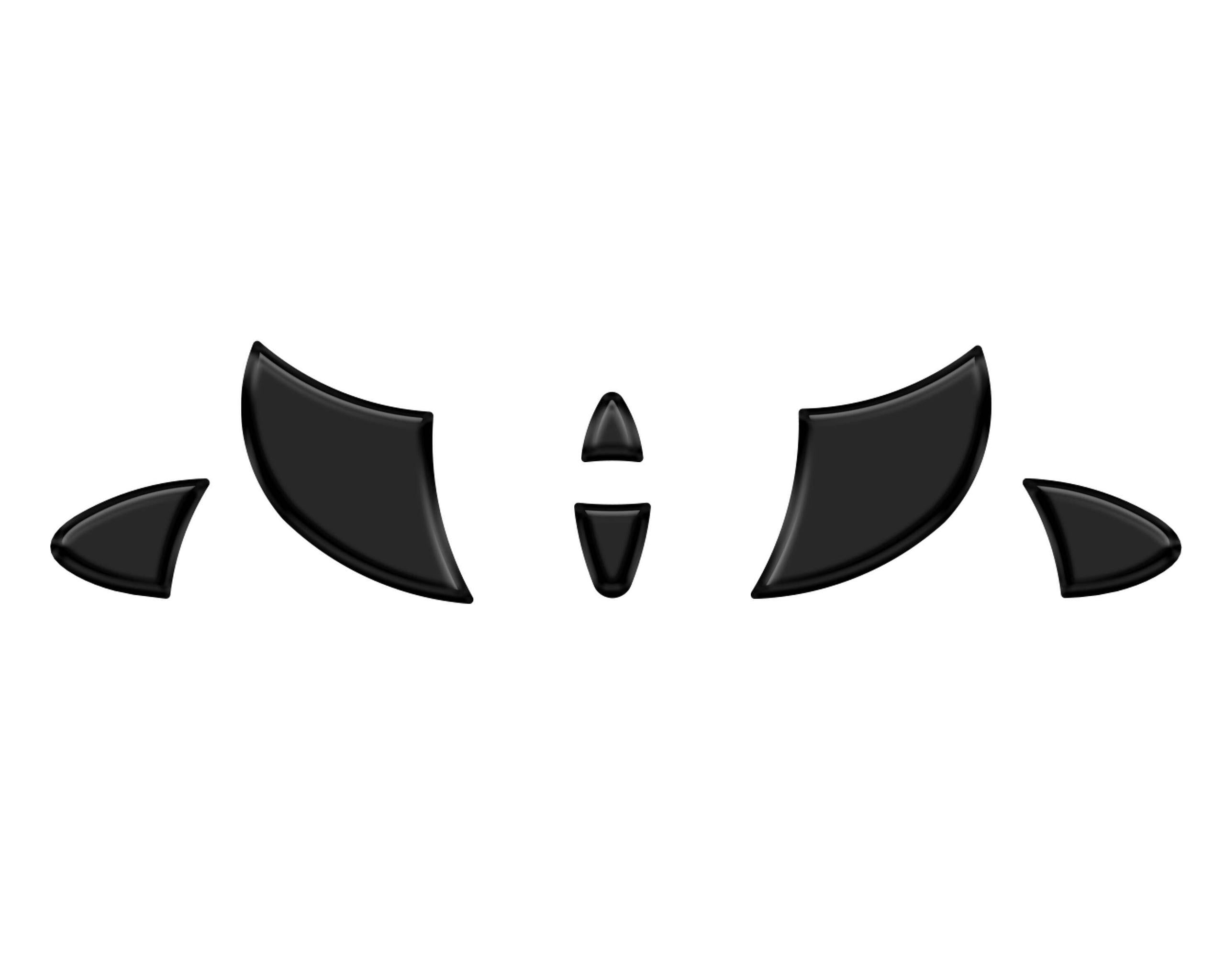 TUFSKINZ Steering Wheel Inserts Inserts (2009-2024 4Runner) - TAC032-RUN-BLK-M