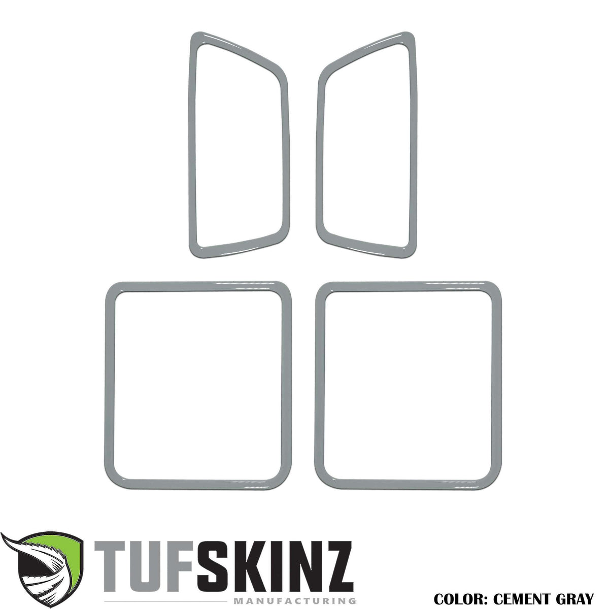 TUFSKINZ Access Cab Door Handle Surround Accent Trim (2016-2023 Tacoma) - TAC044-GGY-G