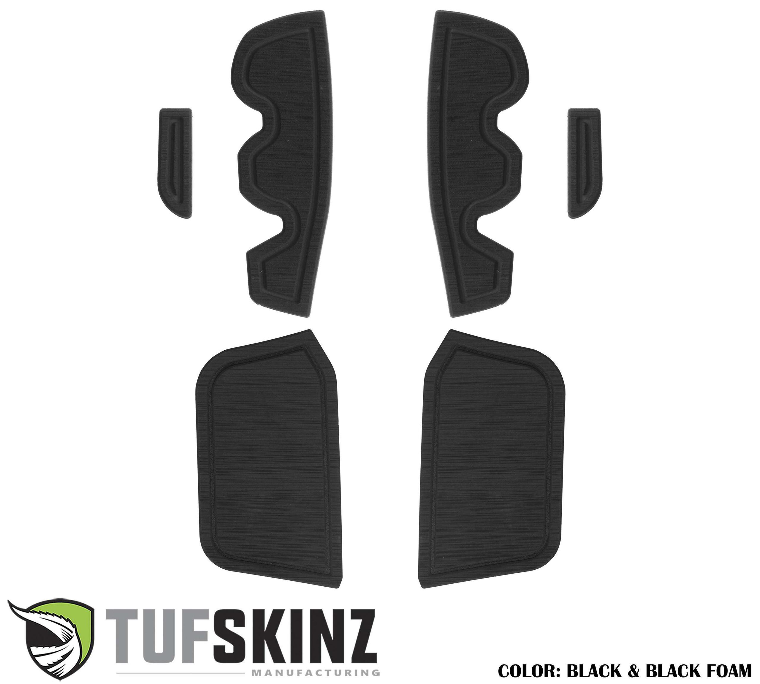 TUFSKINZ Access Cab Side Door Pocket Inserts (2016-2023 Tacoma) - TAC045-FBK-X