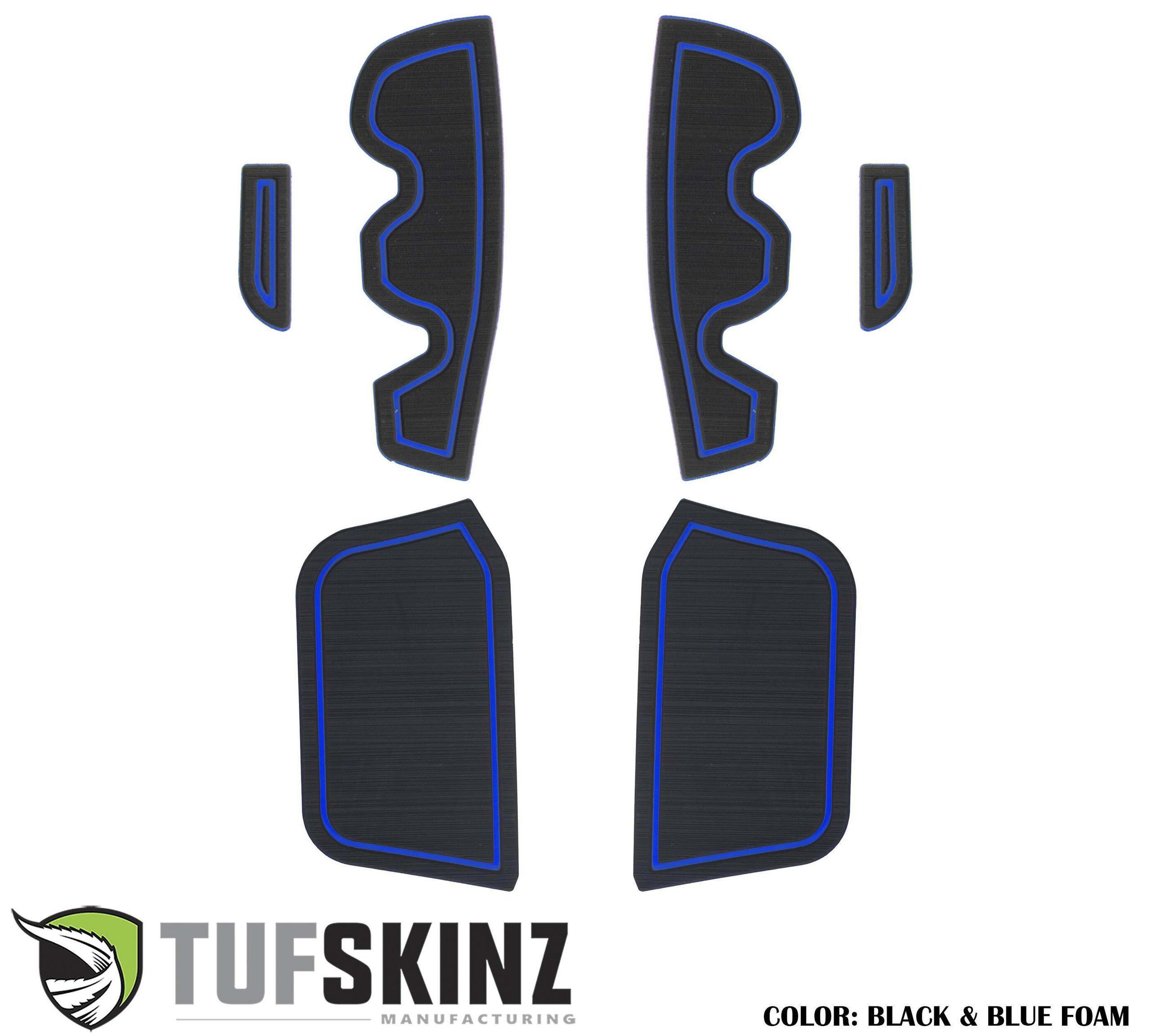 TUFSKINZ Access Cab Side Door Pocket Inserts (2016-2023 Tacoma) - TAC045-FBL-X