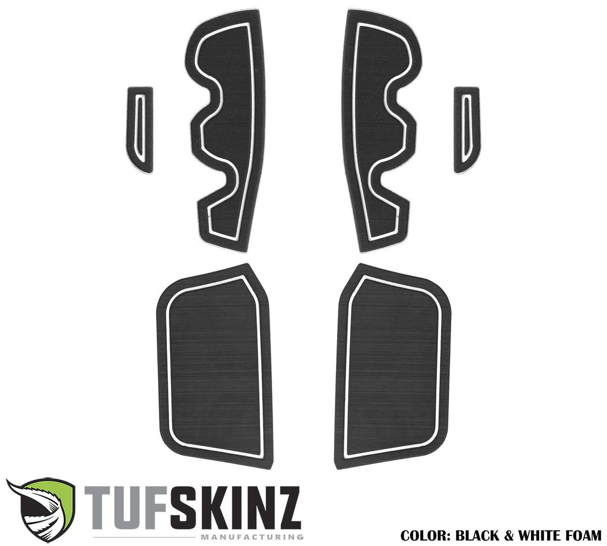 TUFSKINZ Access Cab Side Door Pocket Inserts (2016-2023 Tacoma) - TAC045-FWE-X