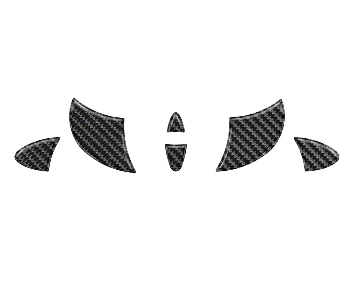 TUFSKINZ Steeering Wheel Emblem Inserts (2005-2015 Tacoma) - TAC048-DCF-G