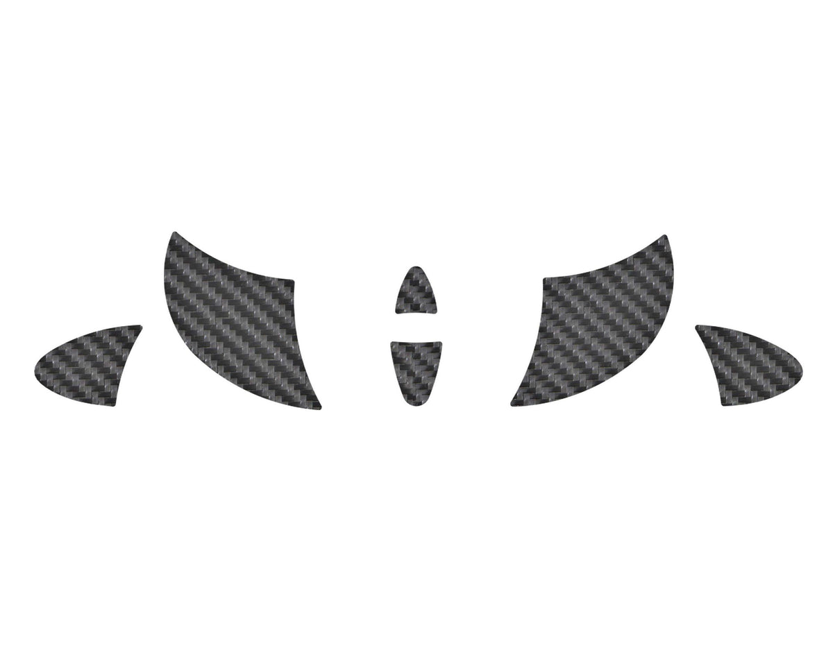 TUFSKINZ Steeering Wheel Emblem Inserts (2005-2015 Tacoma) - TAC048-RCF-X