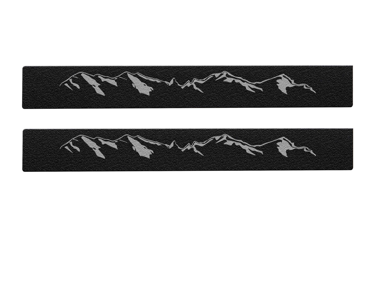 TUFSKINZ Front Door Sills (2005-2023 Tacoma) - TAC052-TFLMP-MTN-X
