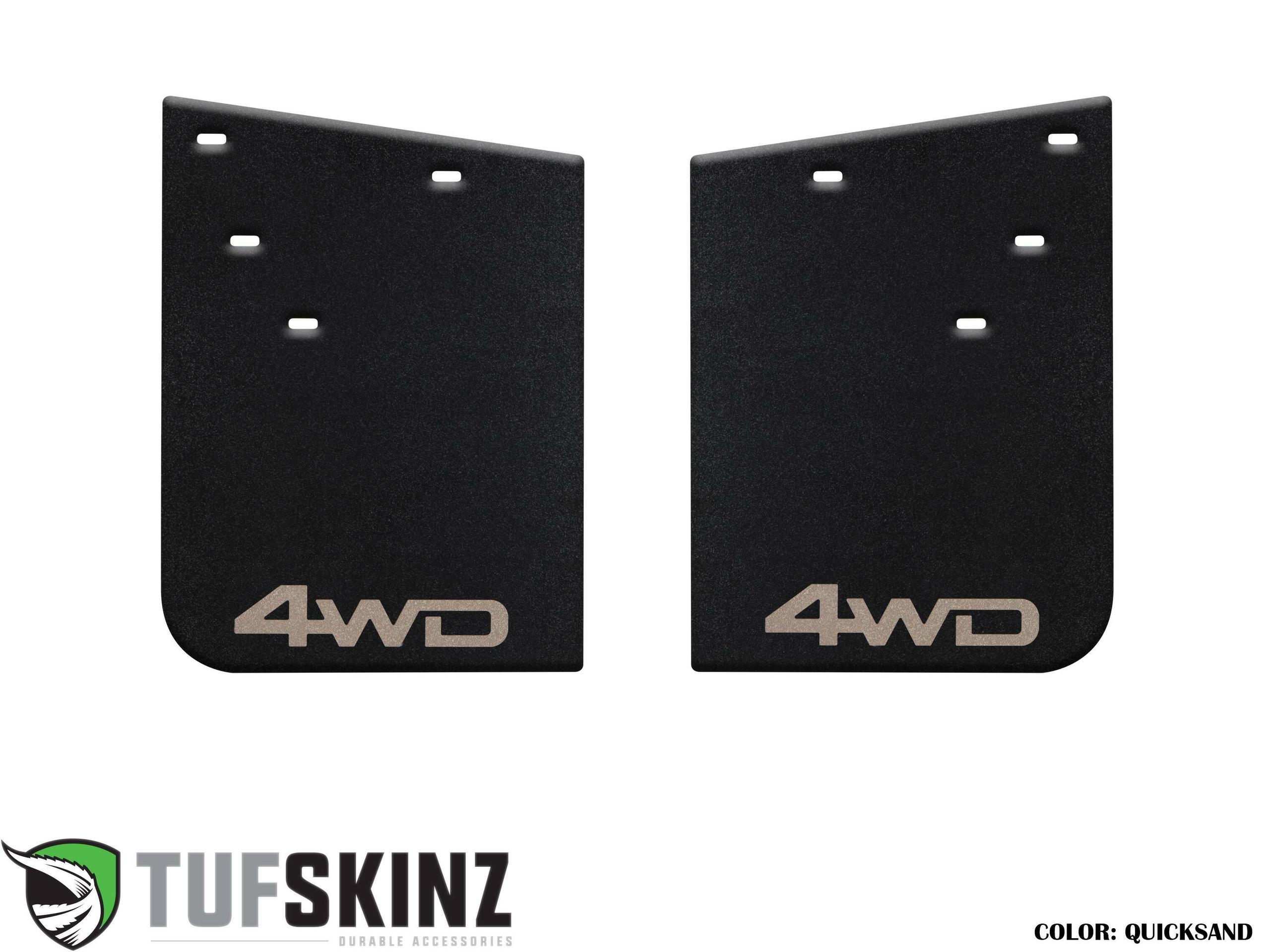 TUFSKINZ Rear Mud Flaps (2016-2023 Tacoma) - TAC056-ABT-211-X