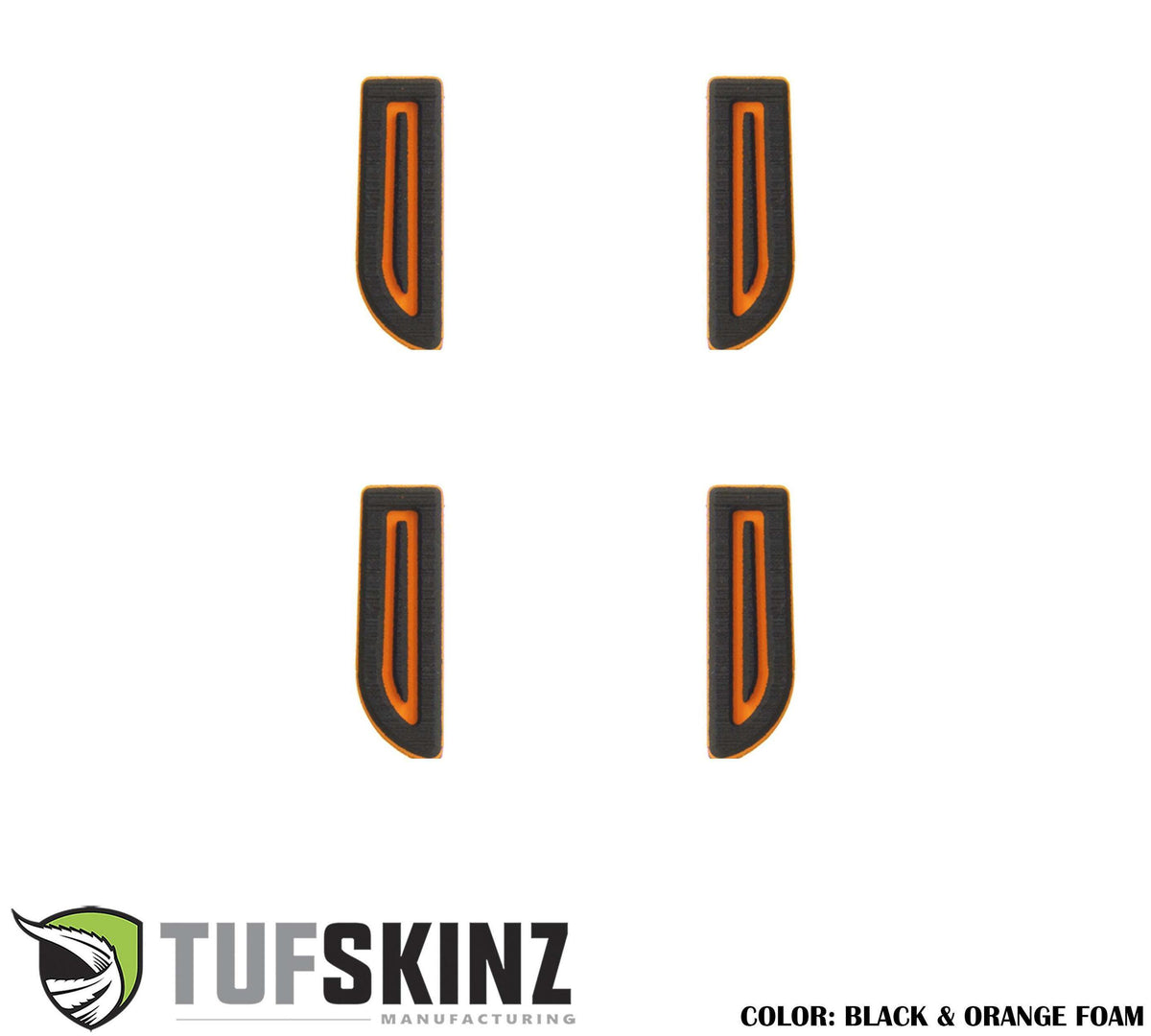 TUFSKINZ D-Cab Door Handle/Pull Foam Inserts (2016-2023 Tacoma) - TAC057-FOG-X