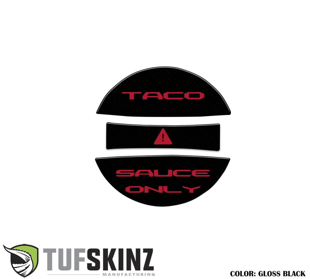 TUFSKINZ Fuel Cap Accent Trim (2016-2023 Tacoma) - TAC061-BLK-255-G