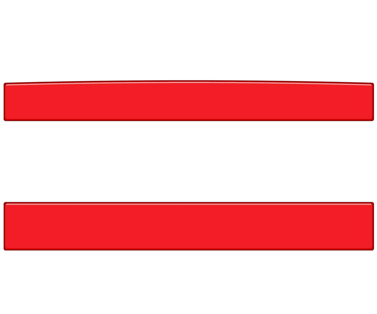 TUFSKINZ Rear Power Sliding Window Accent Trim (2016-2023 Tacoma) - TAC062-RED-G