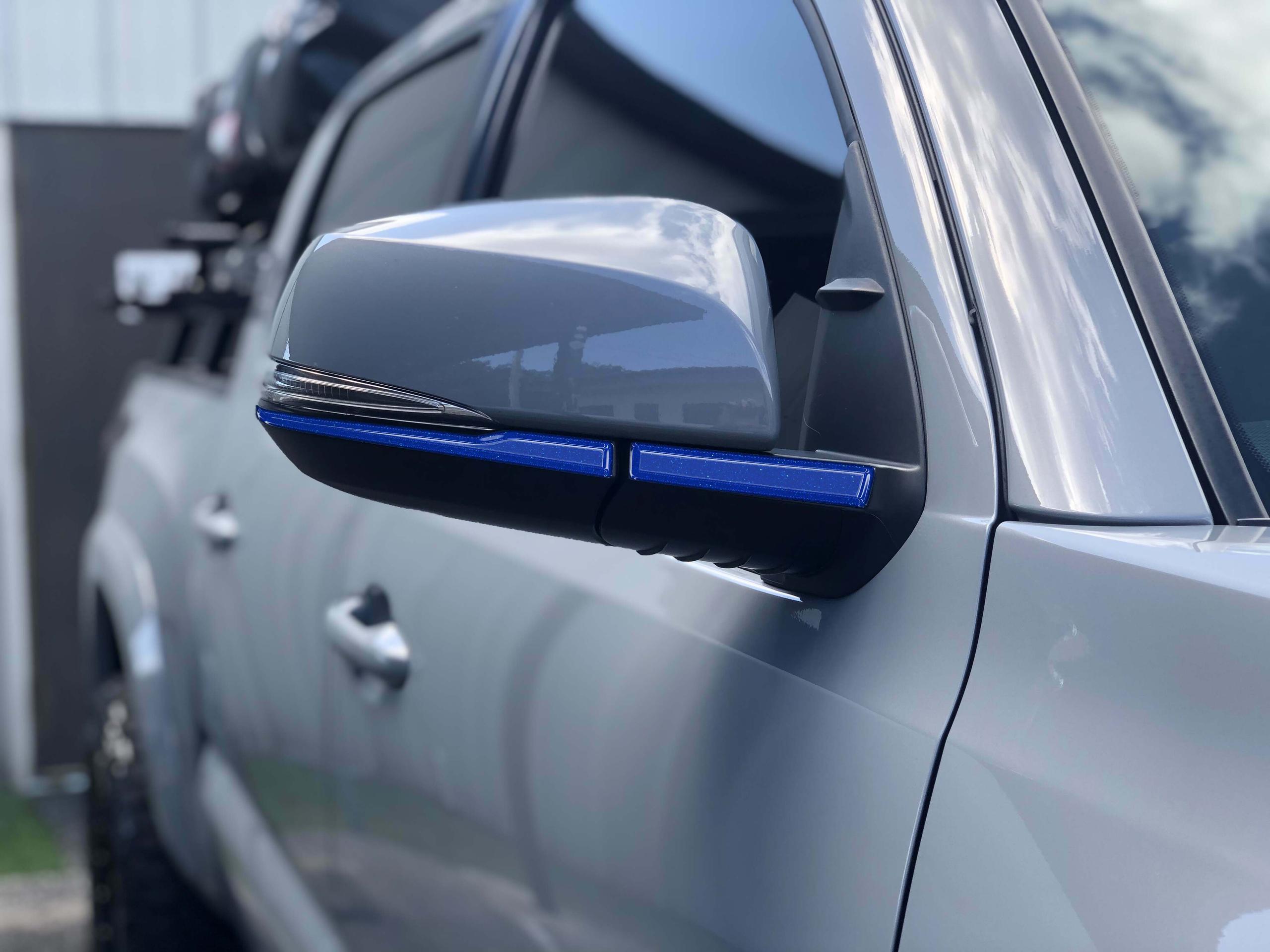 TUFSKINZ Mirror Accent Trim (2016-2023 Tacoma) - TAC065-BCR-G
