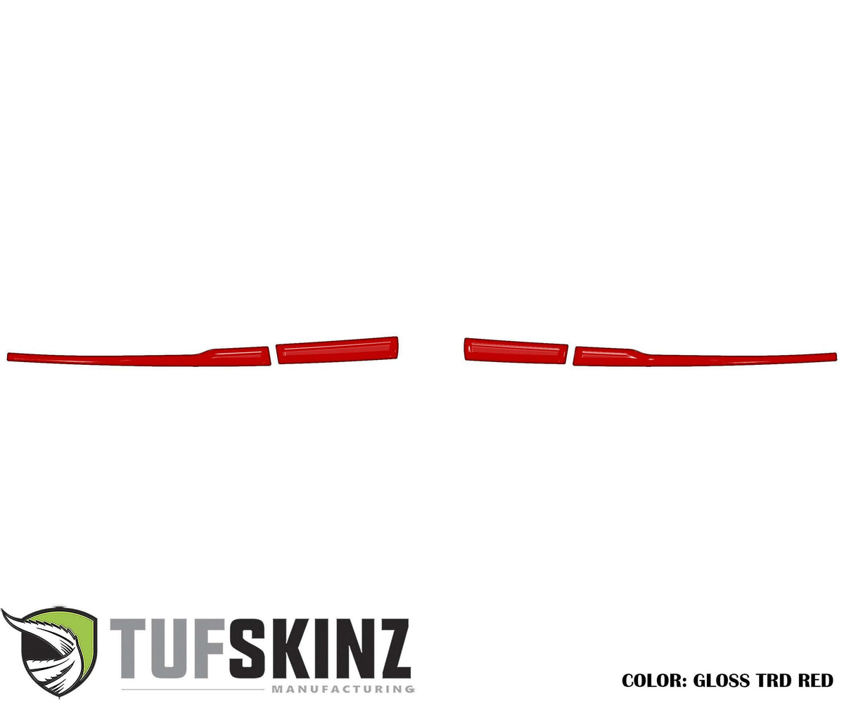 TUFSKINZ Mirror Accent Trim (2016-2023 Tacoma) - TAC065-RED-G