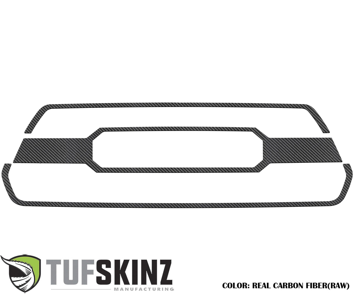 TUFSKINZ TRD Pro Grille Overlay Accent Trim (2016-2023 Tacoma) - TAC068-RCF-X