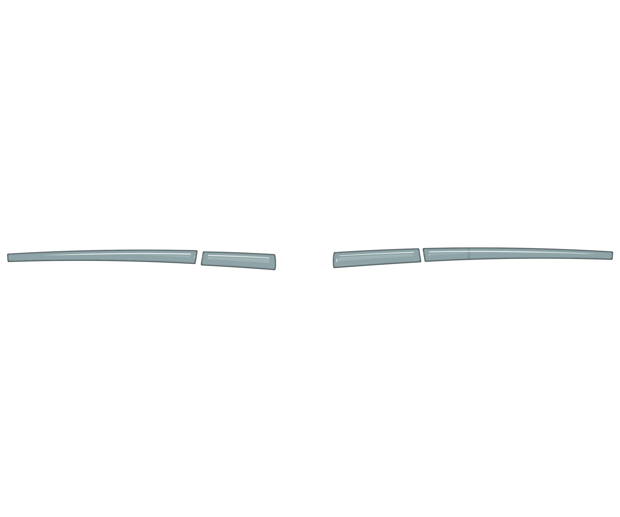 TUFSKINZ Mirror w/o Blinker Accent Trim (2016-2023 Tacoma) - TAC070-LNR-G